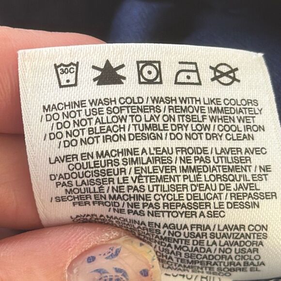 Nike Tear Away Pants Men Large Blue Basketball Warm Up Swoosh Y2K 436633-420 - Picture 10 of 10